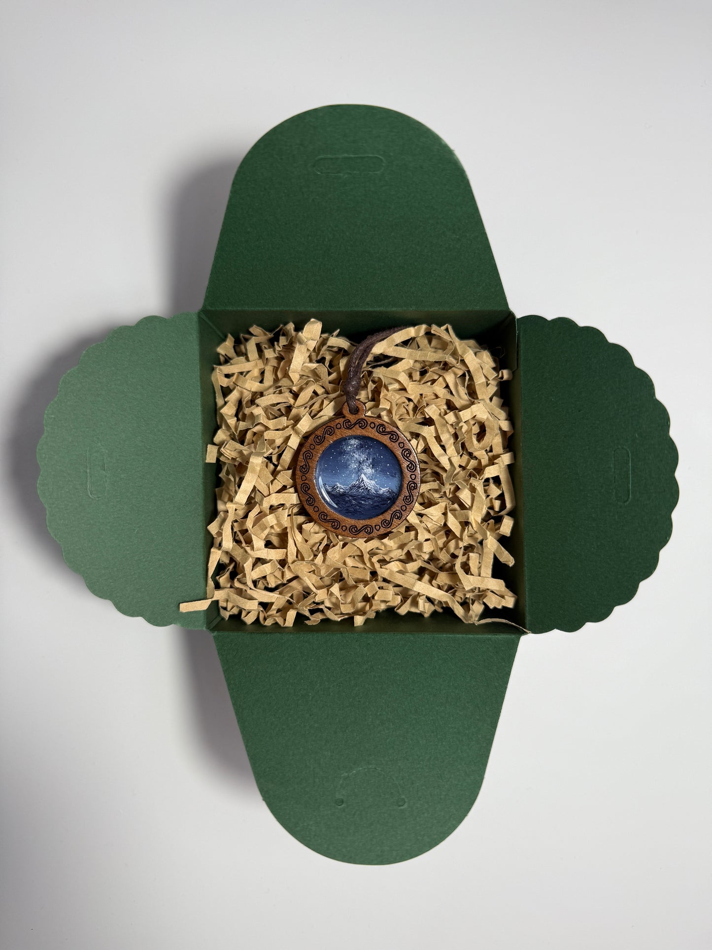 Hand-Painted Wooden Neclace