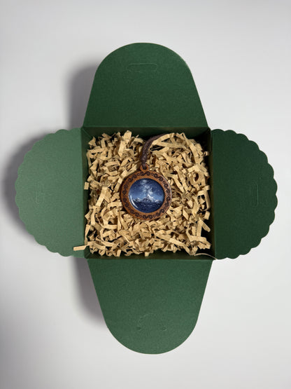 Hand-Painted Wooden Neclace