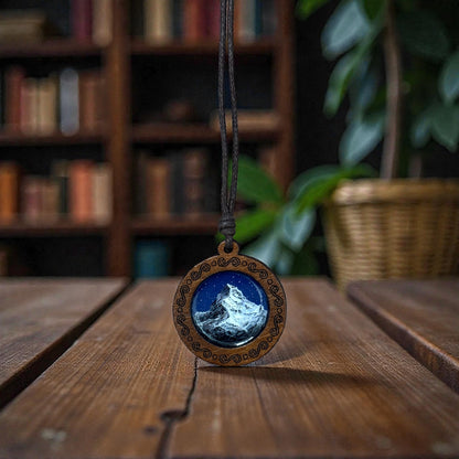 Hand-Painted Wooden Necklace