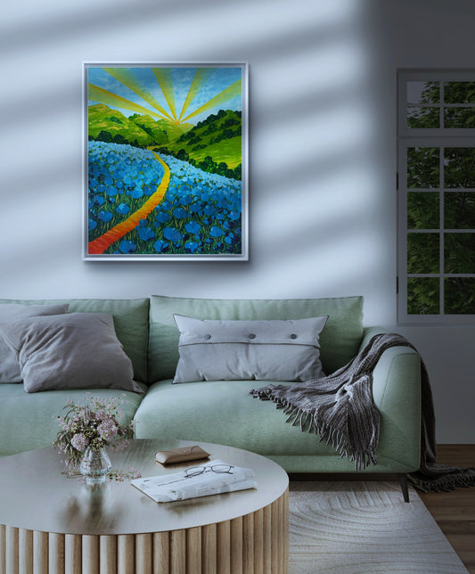 ORIGINAL PAINTING "Eternal Bloomscape"