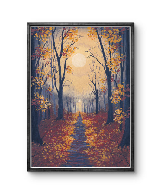 "The Forest Behind the Dusk" A4 Fine Art Print