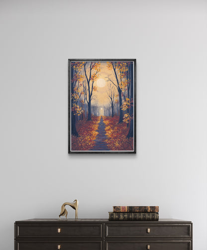 "The Forest Behind the Dusk" A4 Fine Art Print