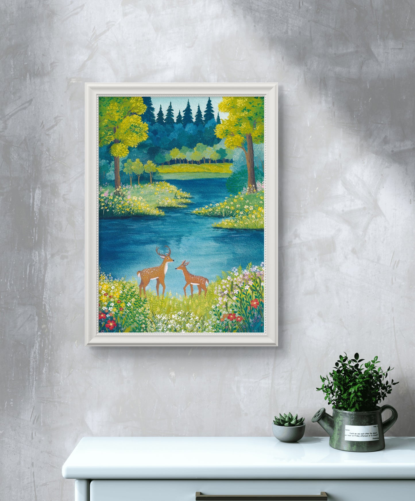 "Gentle Hearts of the Wild" A4 Fine Art Print