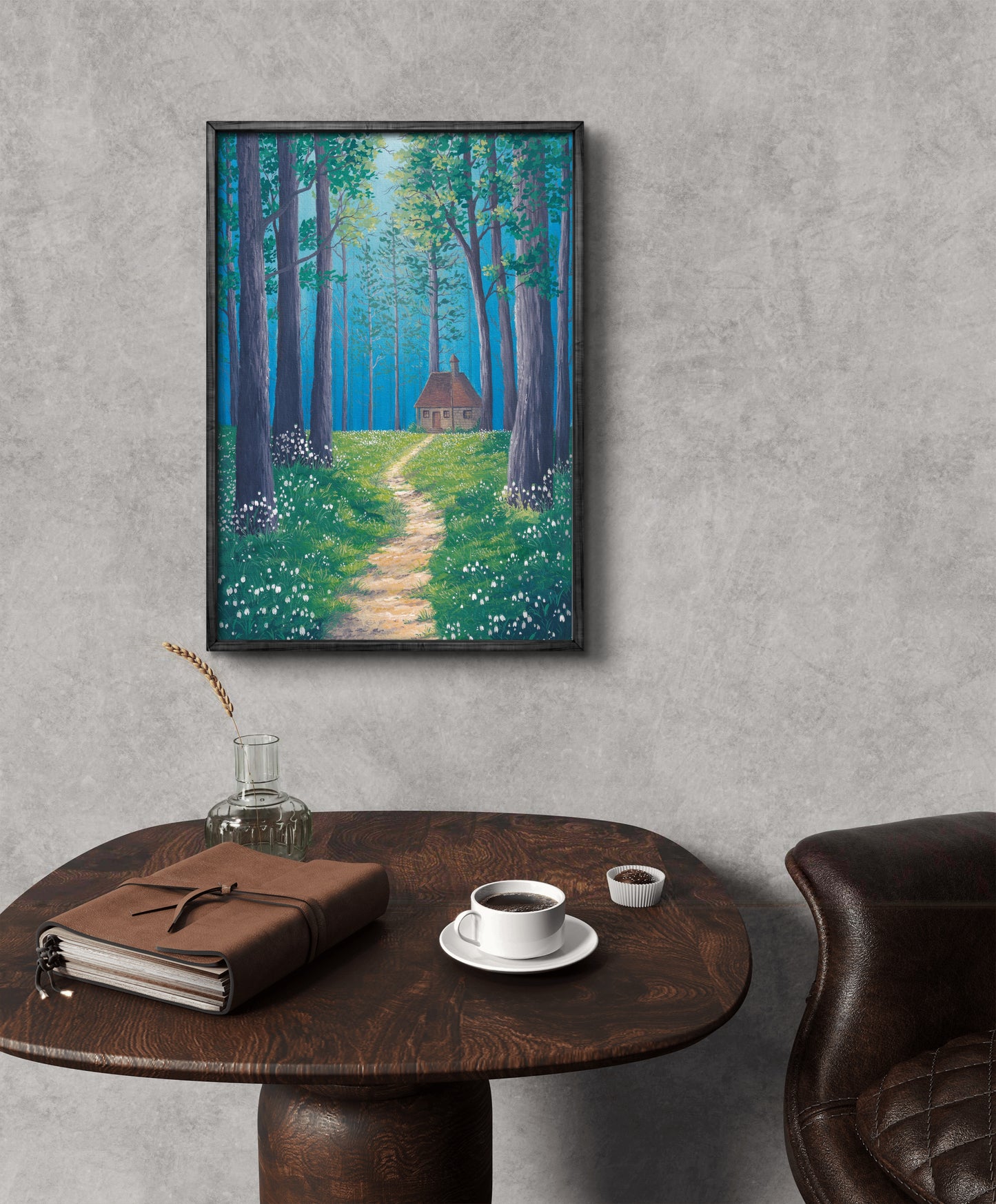 "The Snowdrop Trail" A4 Fine Art Print