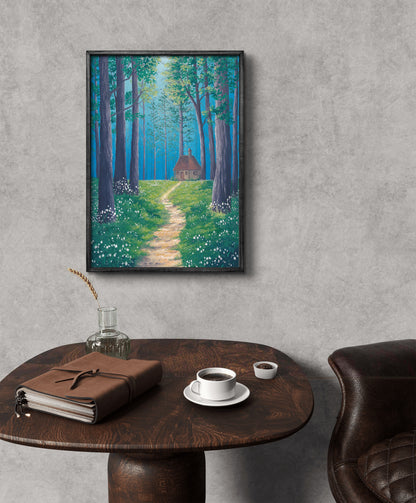 "The Snowdrop Trail" A4 Fine Art Print