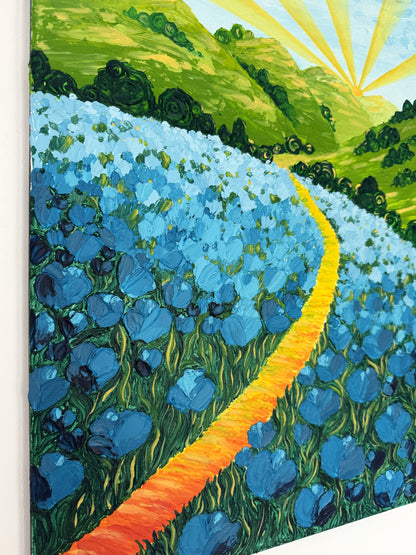 ORIGINAL PAINTING "Eternal Bloomscape"