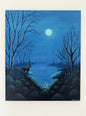 ORIGINAL PAINTING "Under the Moon's Gaze"