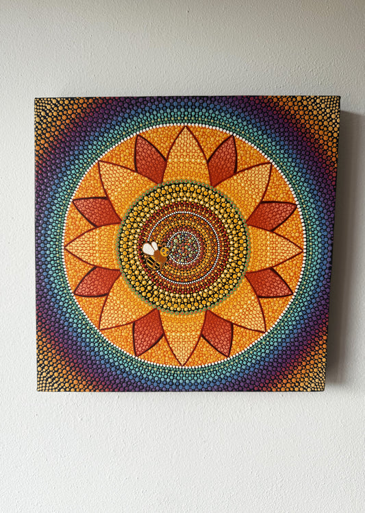ORIGINAL PAINTING "Buzzing Beauty"