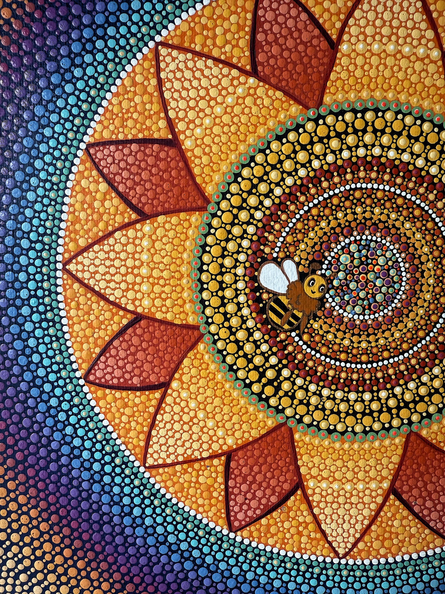 ORIGINAL PAINTING "Buzzing Beauty"