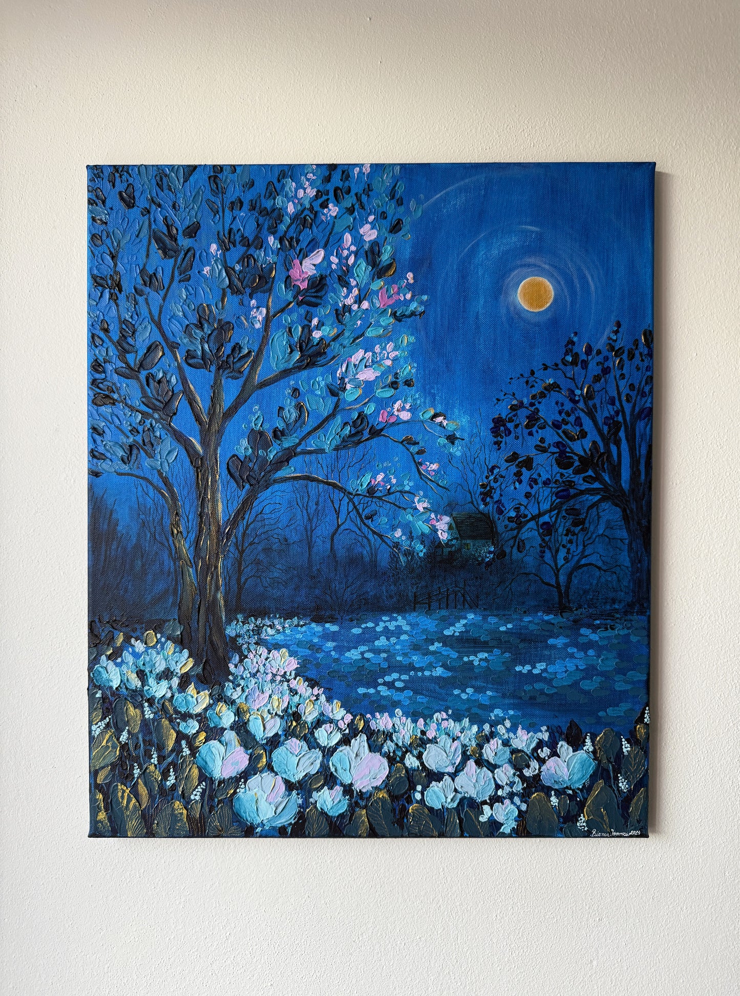 Original Painting "Blooming Night"