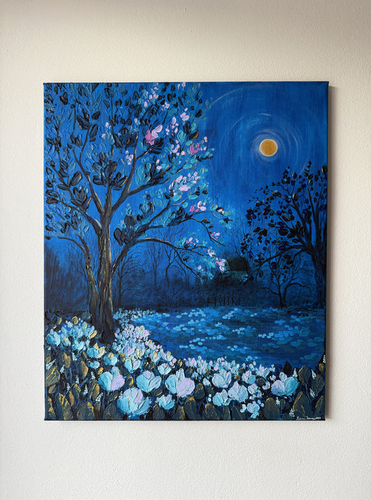 Original Painting "Blooming Night"