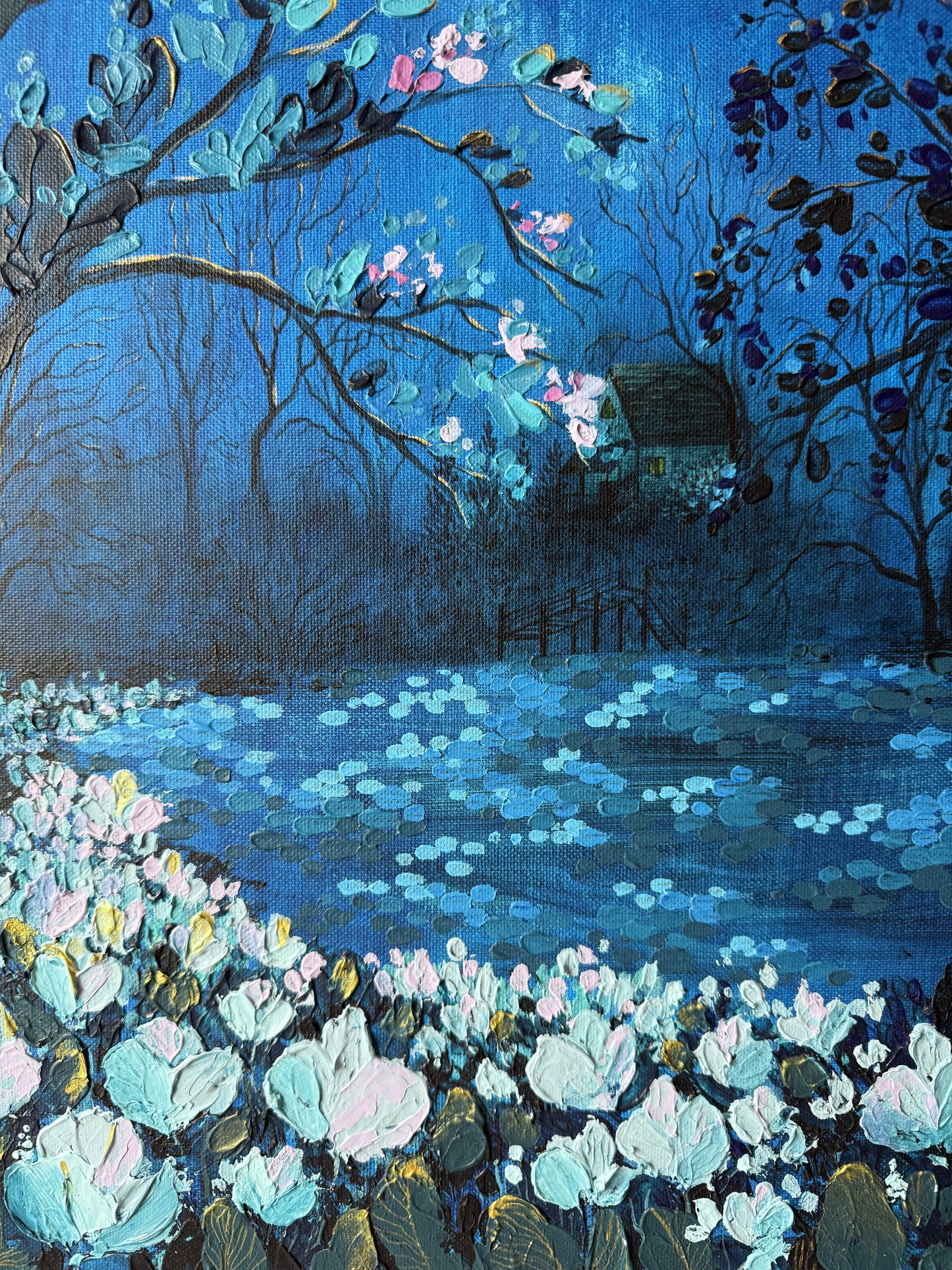 Original Painting "Blooming Night"