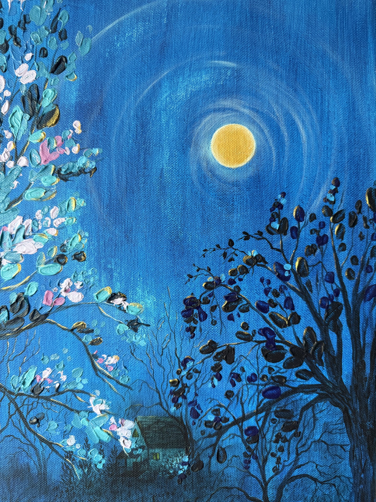 Original Painting "Blooming Night"