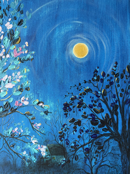 Original Painting "Blooming Night"