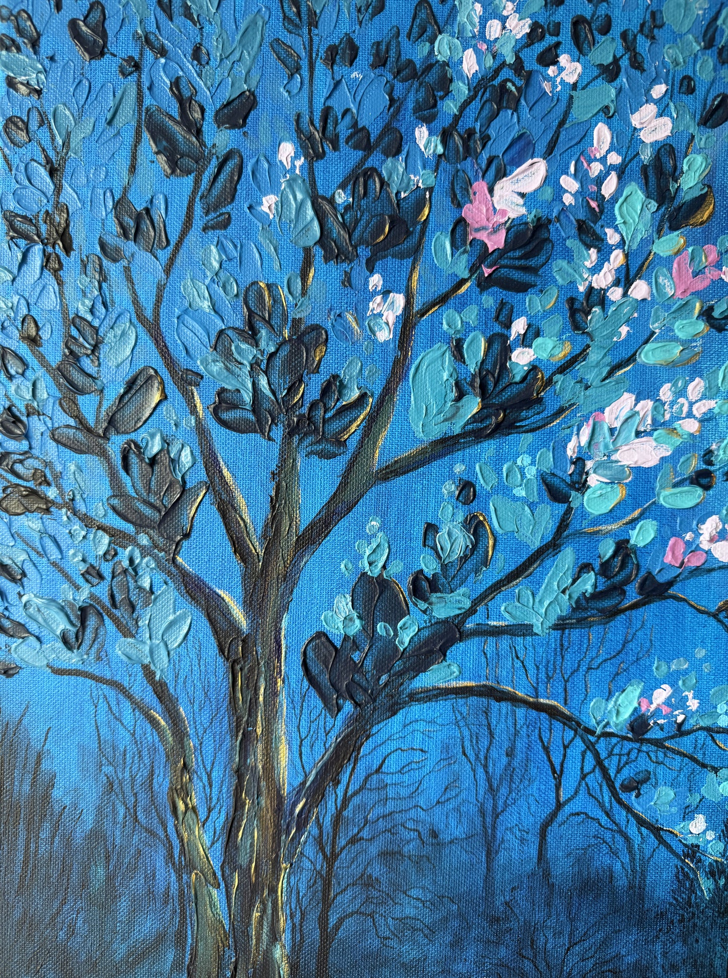 Original Painting "Blooming Night"
