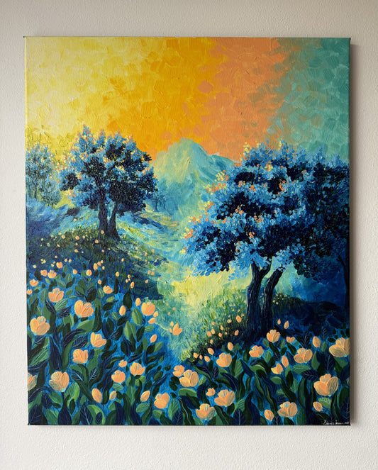 ORIGINAL PAINTING "Enchanted Meadows"