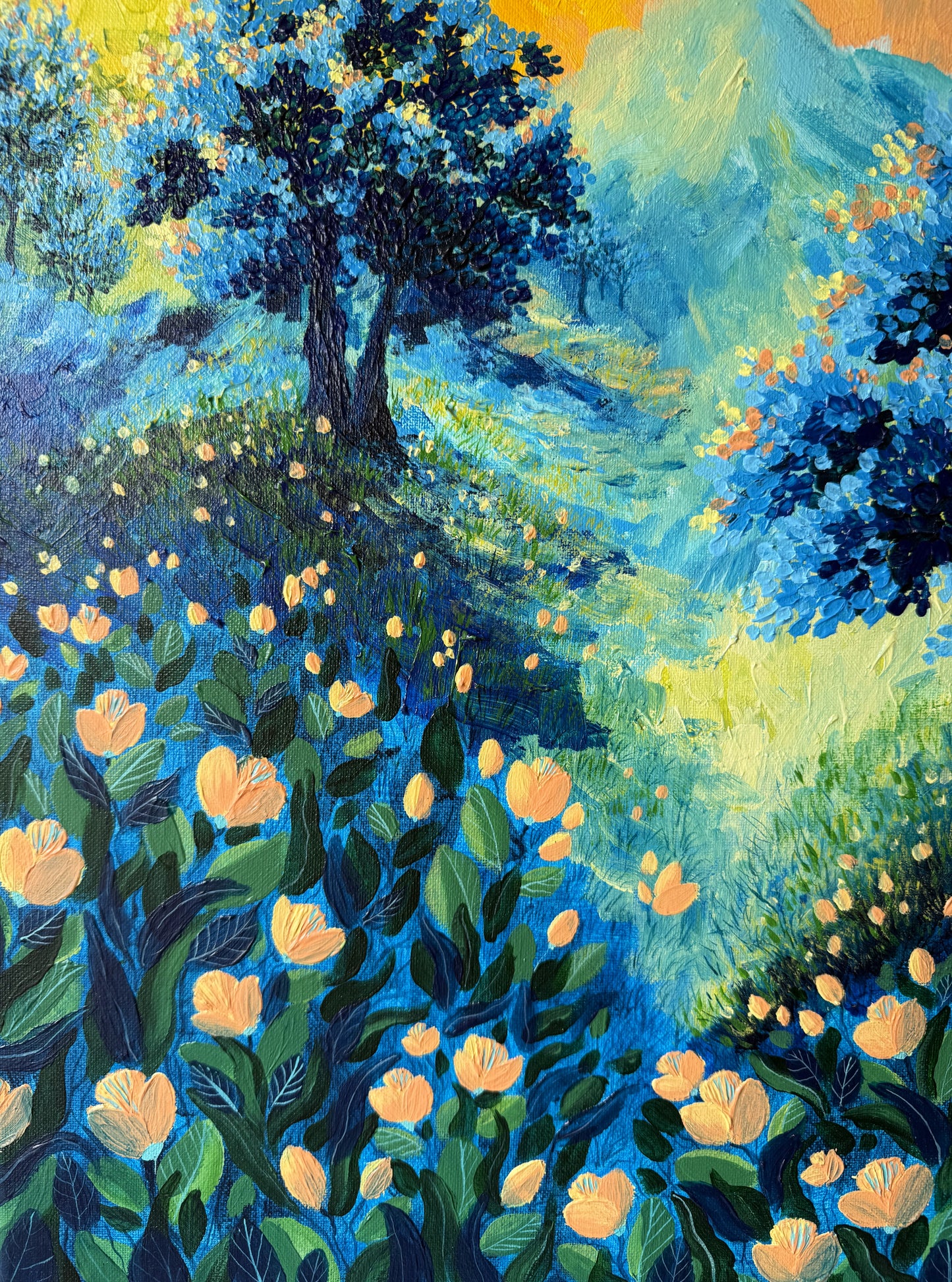ORIGINAL PAINTING "Enchanted Meadows"