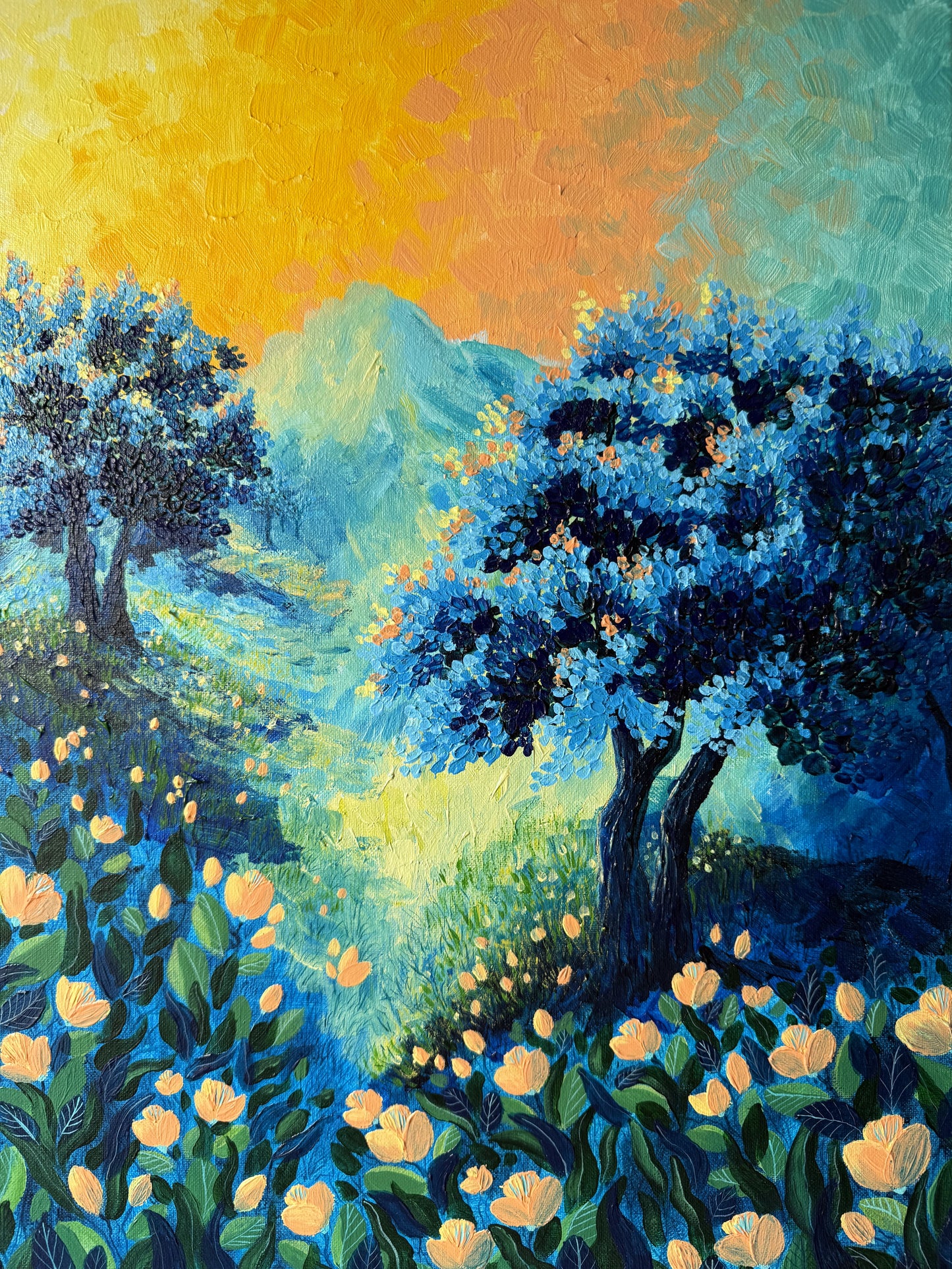 ORIGINAL PAINTING "Enchanted Meadows"