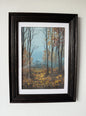 ORIGINAL FRAMED PAINTING "Where the Fog Rests"