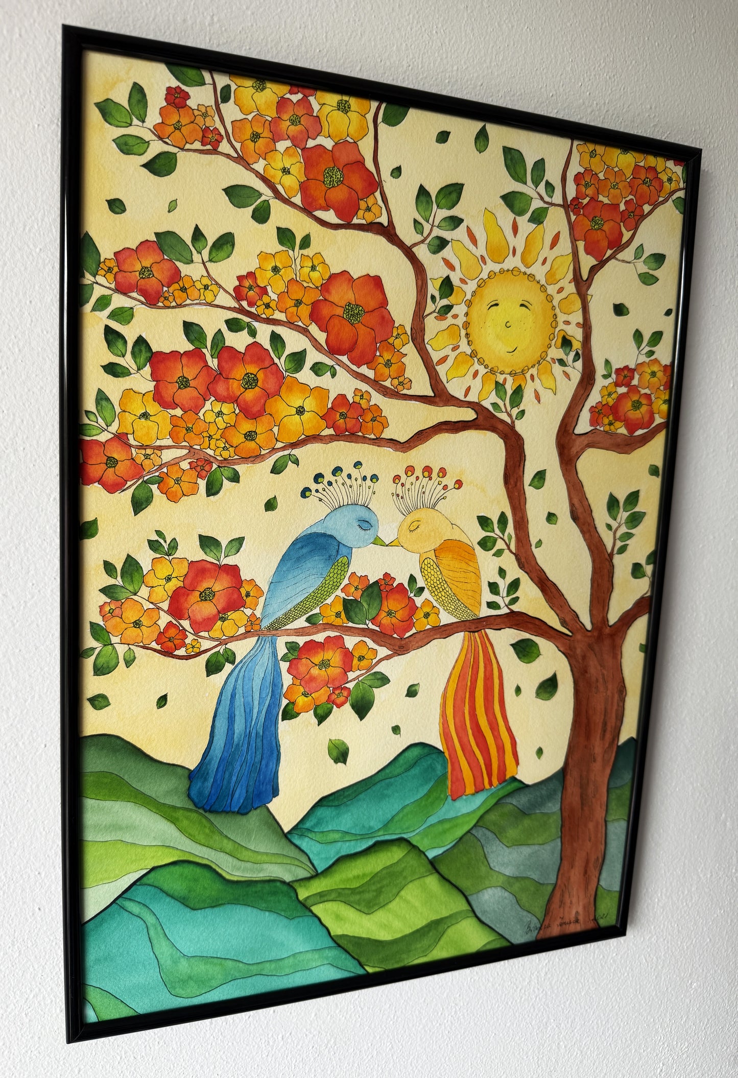 ORIGINAL FRAMED PAINTING "In Quiet Harmony"