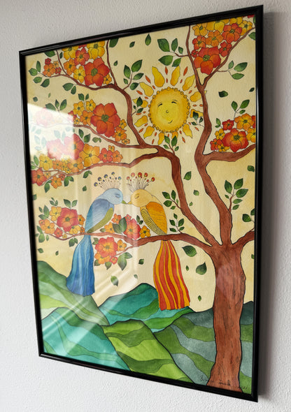ORIGINAL FRAMED PAINTING "In Quiet Harmony"