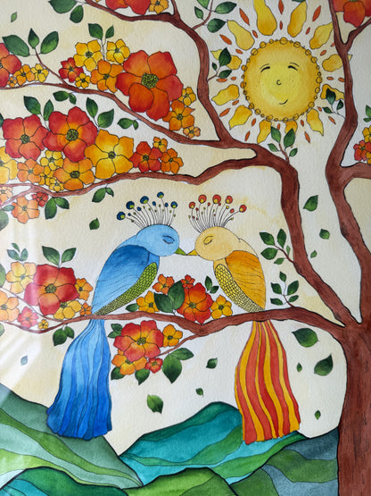 ORIGINAL FRAMED PAINTING "In Quiet Harmony"