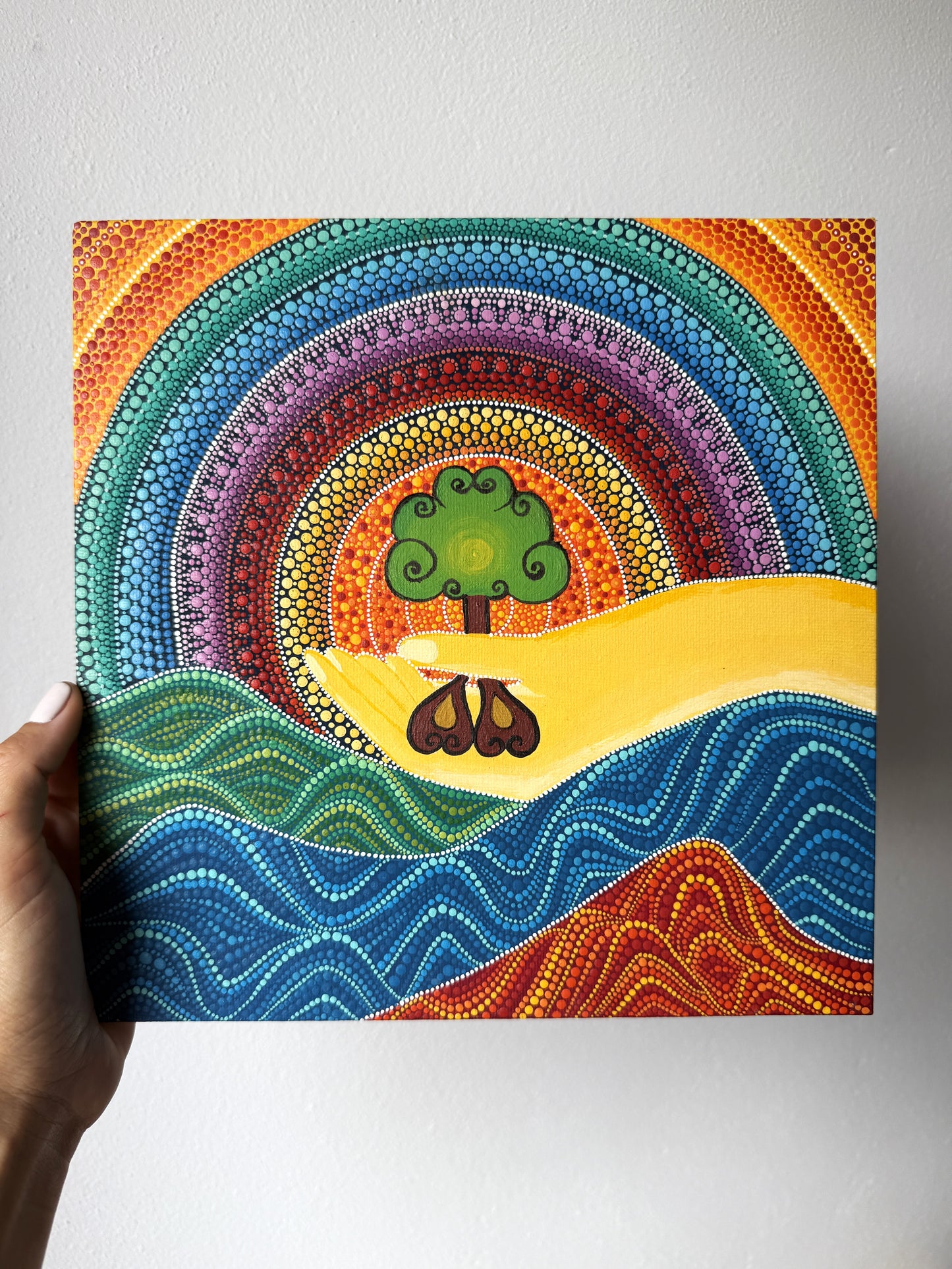 Original Painting "Held Gently"