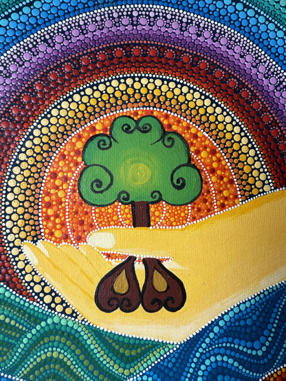 Original Painting "Held Gently"
