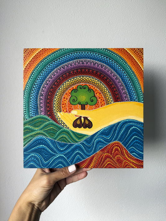 Original Painting "Held Gently"