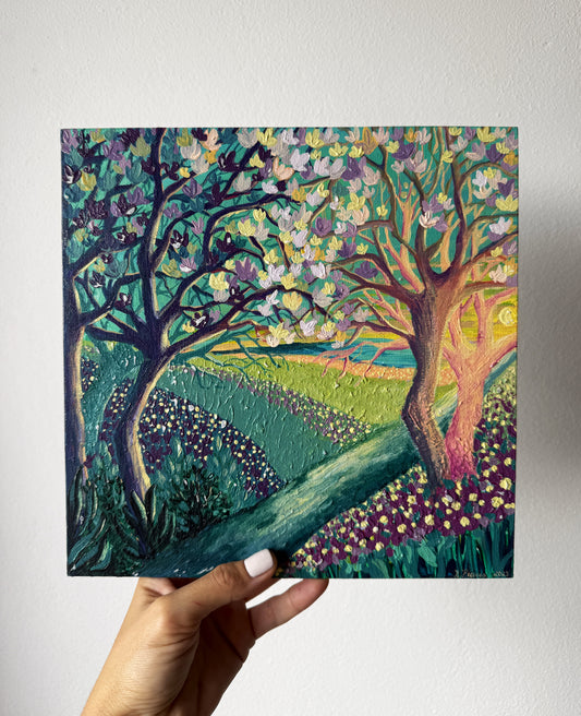 Original Painting "Fields of Light and Bloom"