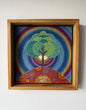 ORIGINAL FRAMED PAINTING "Celestial Tree"