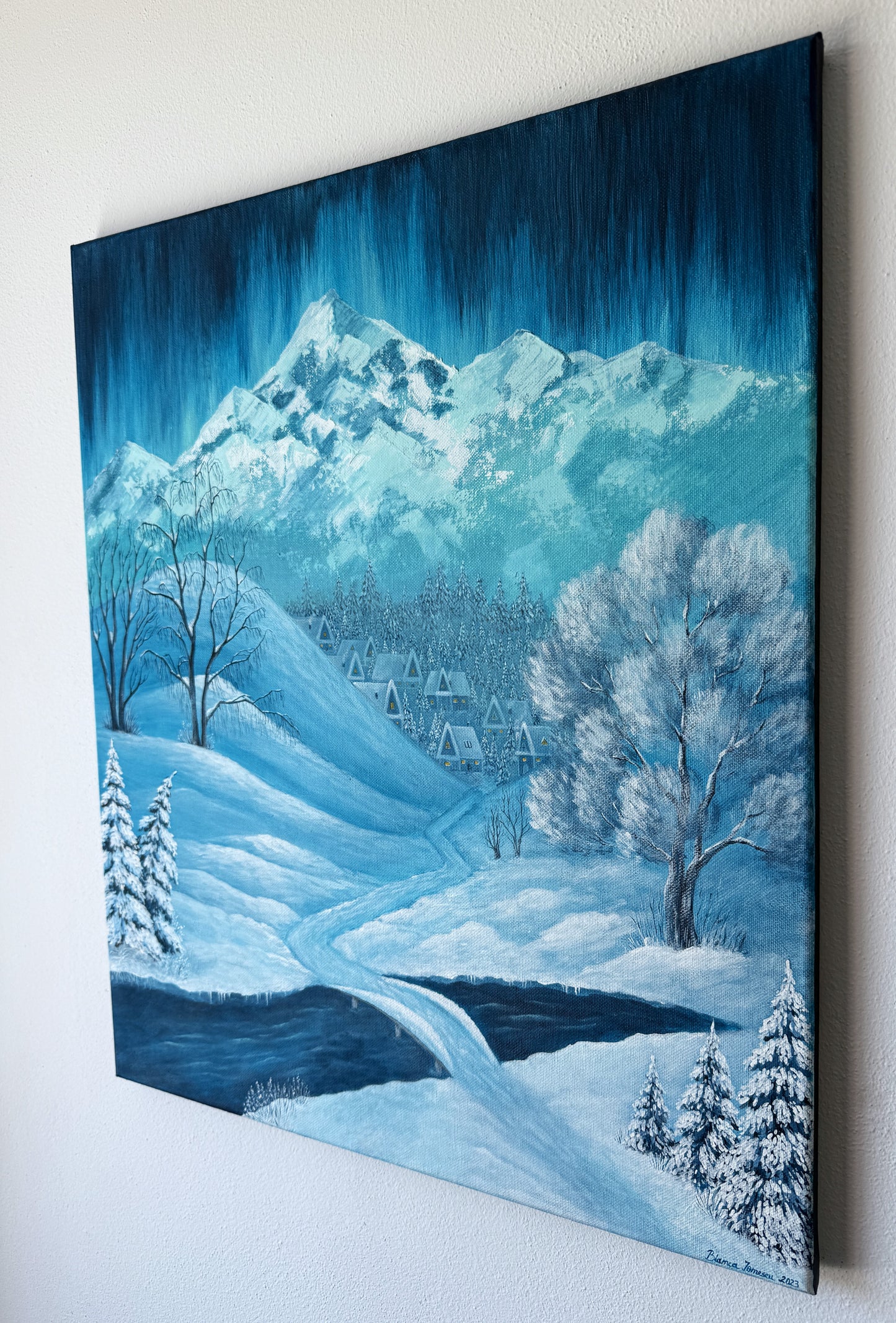 Original Painting "Hushed Aurora"