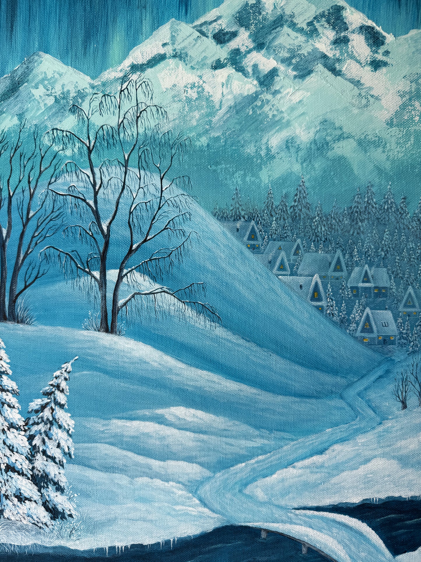 Original Painting "Hushed Aurora"