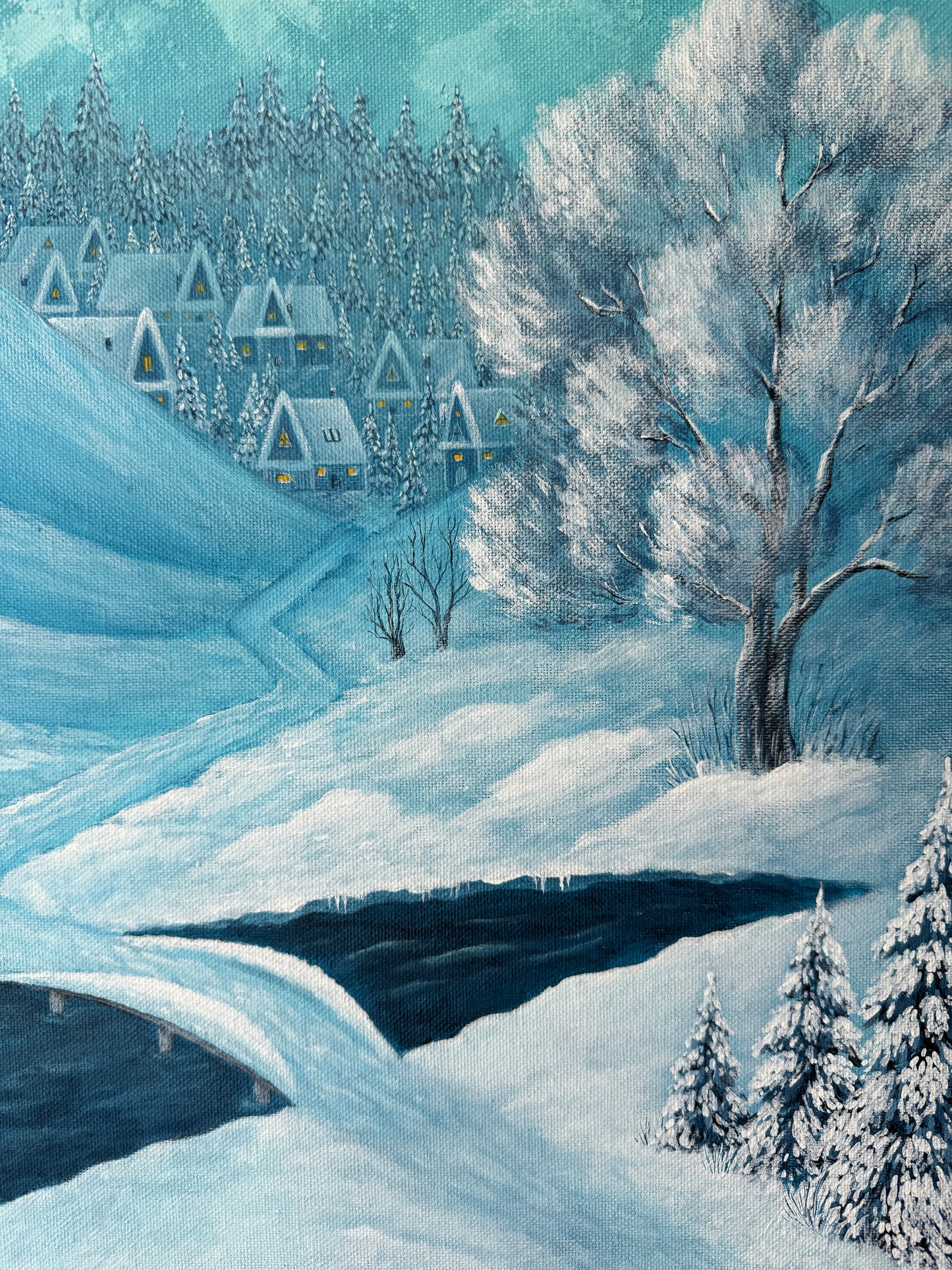 Original Painting "Hushed Aurora"