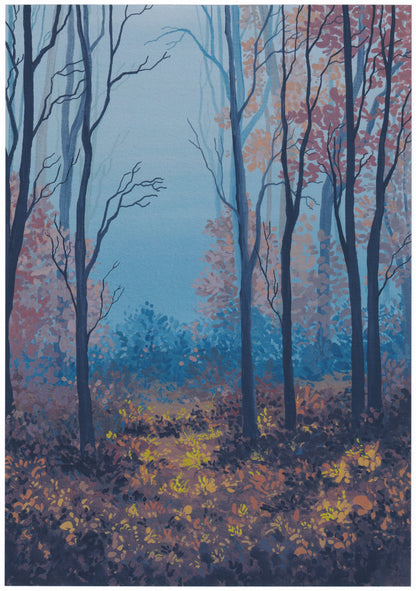 "Where the Fog Rests" A4 Fine Art Print