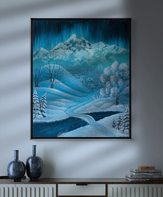 Original Painting "Hushed Aurora"